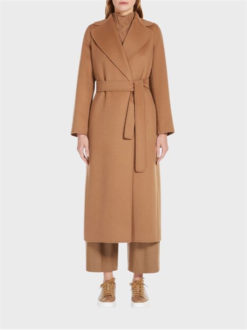 Cappotto lungo a vestaglia in pura lana S' MAX MARA | 2629016073600045